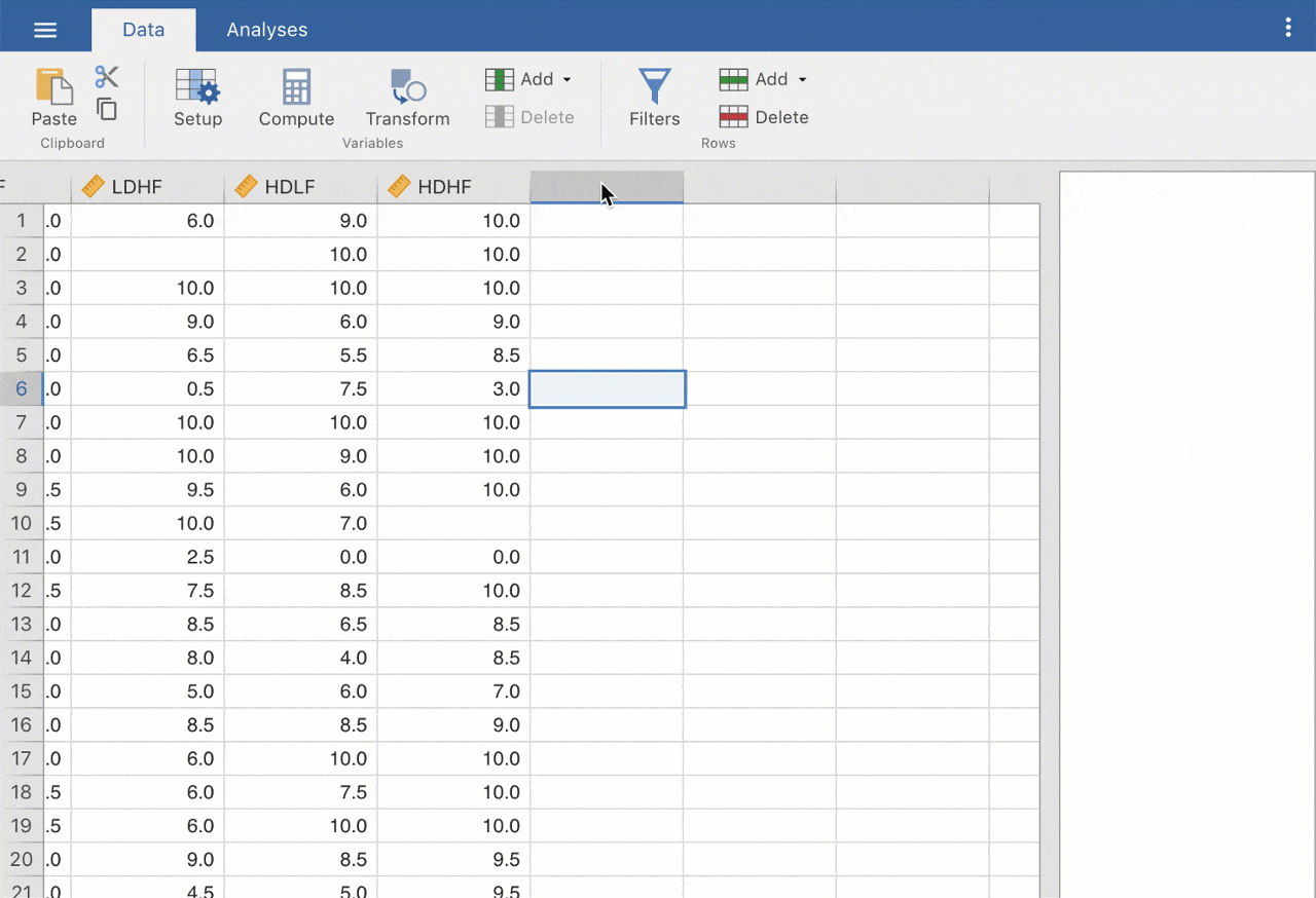 Demonstrating how to transform multiple variables at once.
